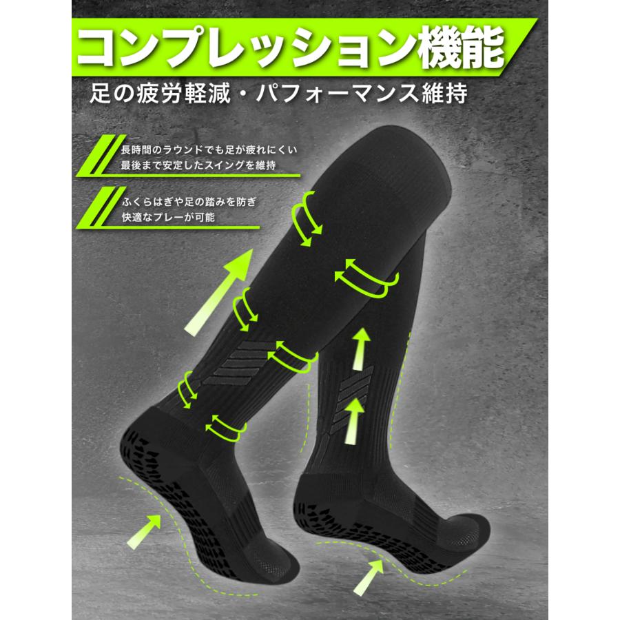 PGSocks-G ゴルフ ソックス メンズ コンプレッションソックス スポーツ