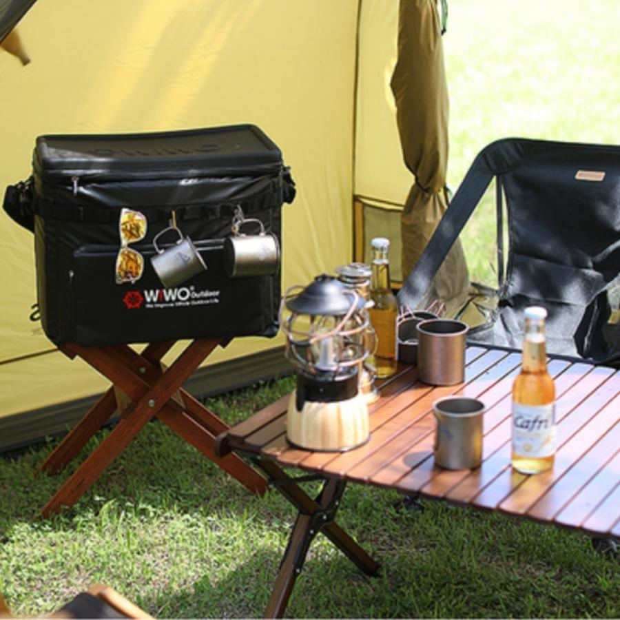 クーラーボックス WIWO ウィーオ ソフトクーラー 保冷 保温 バッグ 50L 小型 大型 絶大な保冷力 おしゃれ かっこいい 韓国ブランド クーラーバッグ 爆買の画像
