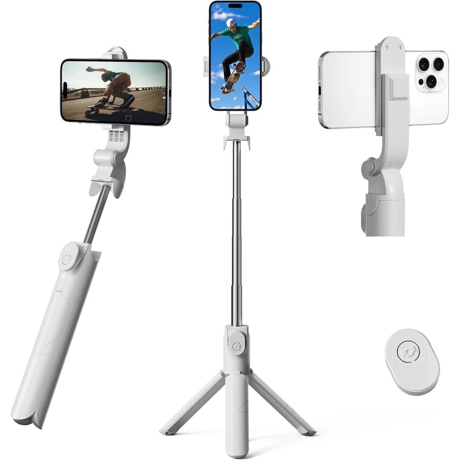 一瞬で伸縮！ポケットサイズ自撮り棒 セルカ棒 三脚兼用 スマホ