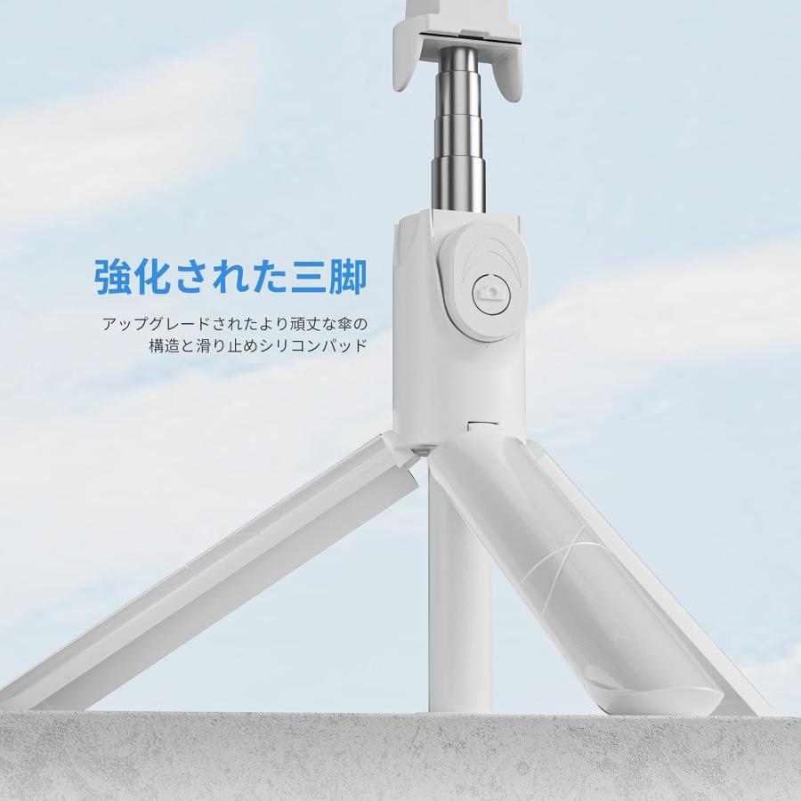 一瞬で伸縮！ポケットサイズ自撮り棒 セルカ棒 三脚兼用 スマホ