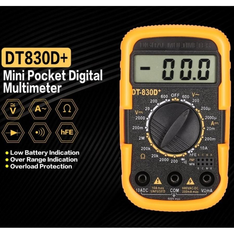 海外並行輸入正規品 サンコスモ 小型デジタルテスター マルチメーター Dt 0b Sanjsamachar Net