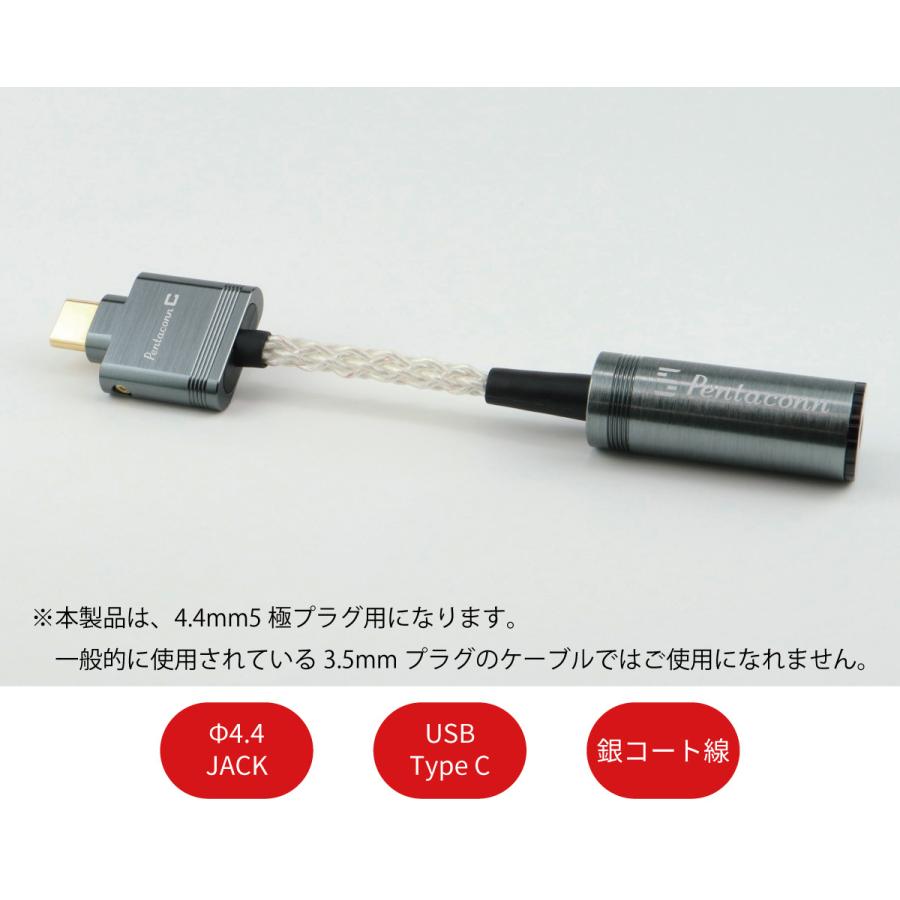 Pentaconn Usb Type C 4 4mmジャック変換ケーブル Pentaconn C 日本ディックス Neh1 21 001 日本ディックス店 通販 Yahoo ショッピング