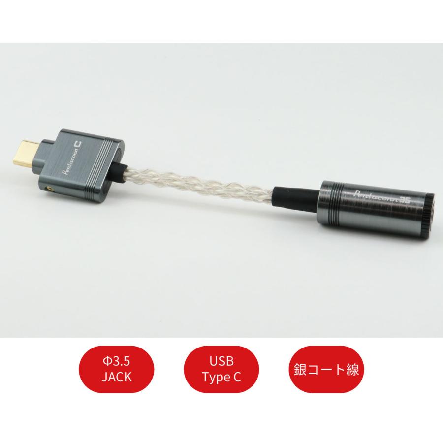 Pentaconn USB 格安 Type C 日本ディックス 定番スタイル 3.5mmイヤホンジャック変換ケーブル -