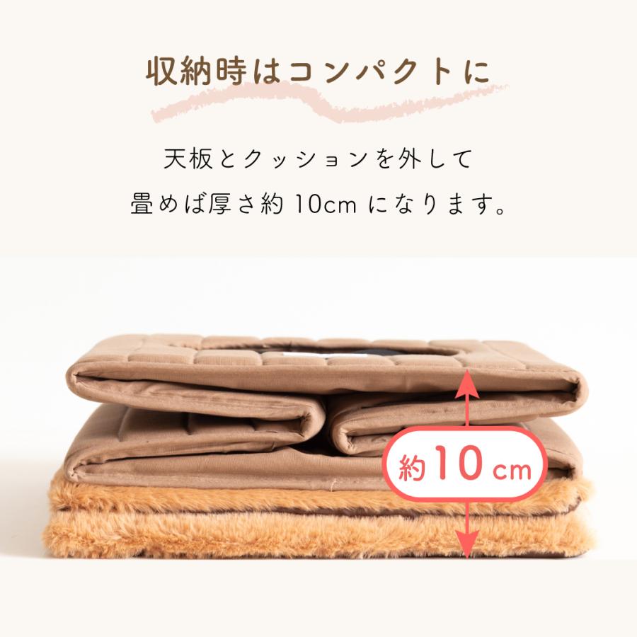 犬 猫 ハウス ベッド マット ペットベッド ペットハウス 折りたたみ 冬用 犬ハウス 猫ハウス 室内 冬 ふわふわ おしゃれ かわいい スクエア型 小型犬 FLUFFY |  | 11