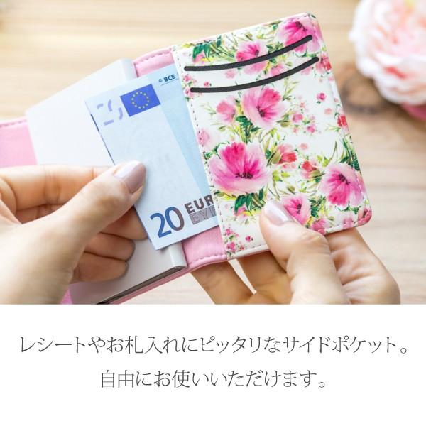 カードケース レディース ブランド 薄型 大容量 スリム カードホルダー カード入れ スライド式 磁気防止 ICカード 花柄 Fleur カードウォレット |  | 17