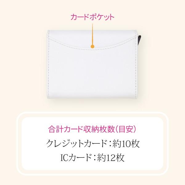 カードケース レディース ブランド 薄型 大容量 スリム カードホルダー カード入れ スライド式 磁気防止 ICカード 花柄 Fleur カードウォレット |  | 12