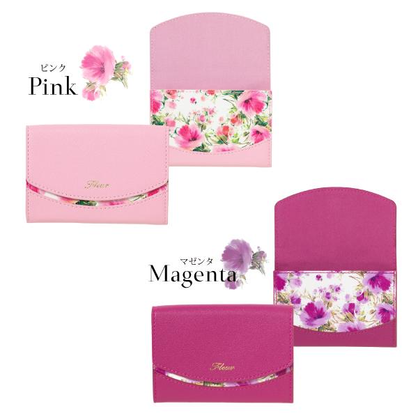 名刺入れ カードケース レディース ブランド 薄型 名刺ケース カードホルダー スリム カード入れ かわいい 花柄 ICカード ギフト Fleur CardCase |  | 21