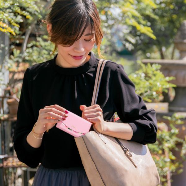 名刺入れ カードケース レディース ブランド 薄型 名刺ケース カードホルダー スリム カード入れ かわいい 花柄 ICカード ギフト Fleur CardCase |  | 10