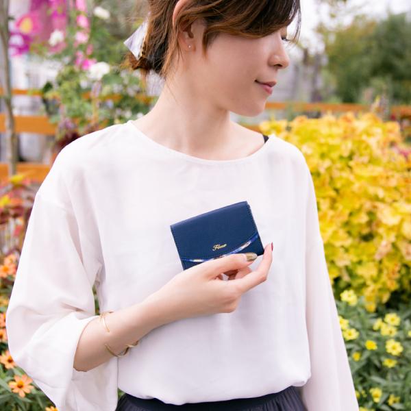 名刺入れ カードケース レディース ブランド 薄型 名刺ケース カードホルダー スリム カード入れ かわいい 花柄 ICカード ギフト Fleur CardCase |  | 11