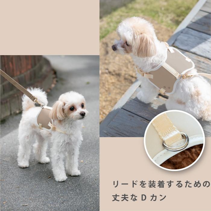 犬 ハーネス おしゃれ かわいい 簡単装着 長さ調節 抜けない 脱げない