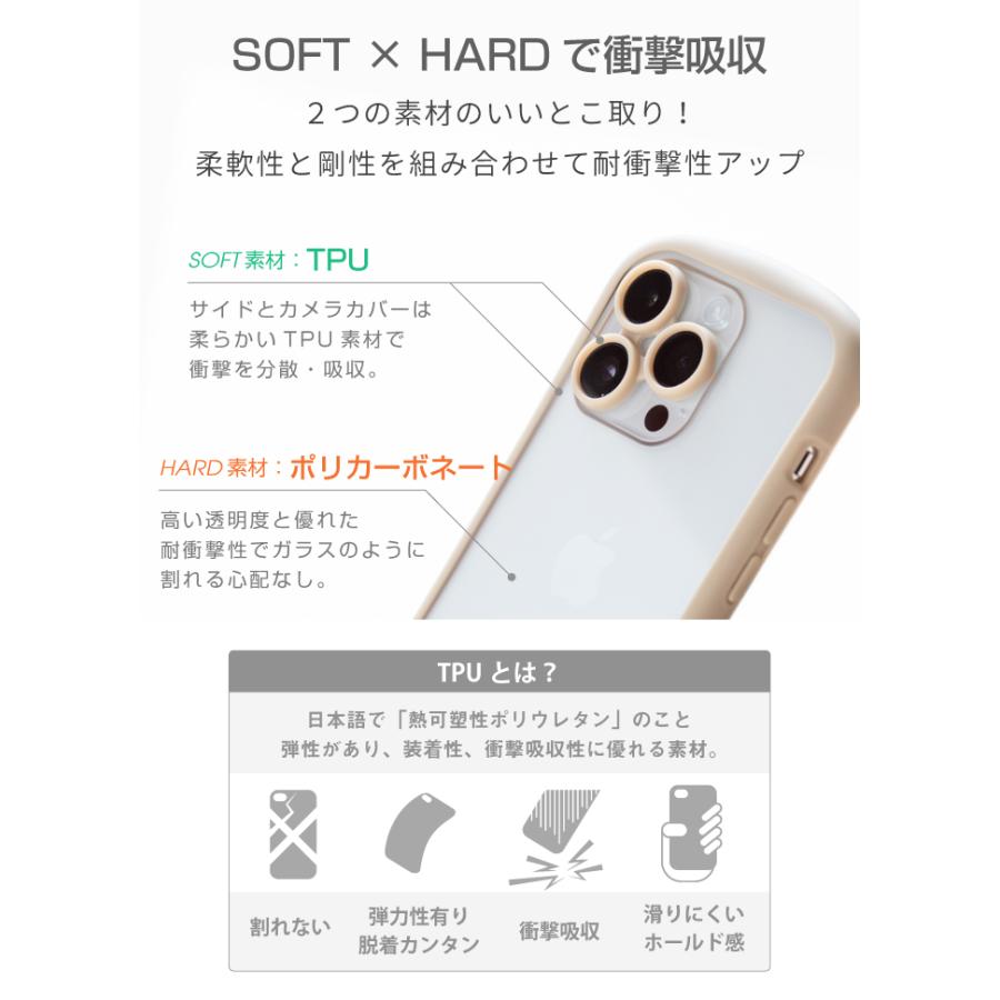 iPhone17 iPhone17Pro iPhone16 iPhone16Pro ケース クリア 背面クリア クリアケース 透明 カメラ保護 おしゃれ 耐衝撃 i.Color |  | 08