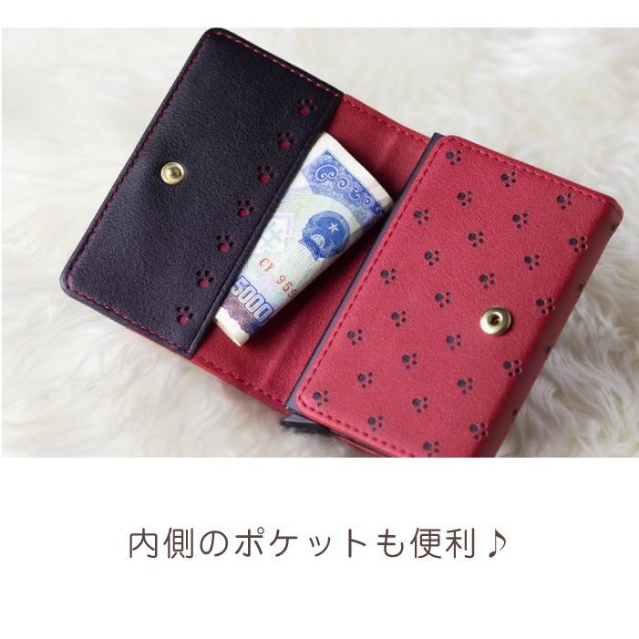 カードケース レディース ブランド 薄型 大容量 スリム カードホルダー カード入れ スライド式 磁気防止 ICカード 猫 ミネット カードウォレット |  | 14