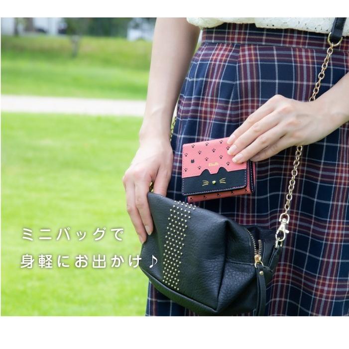 財布 レディース 三つ折り財布 コンパクト ミニ財布 おしゃれ ブランド 三つ折り 小さい財布 小さめ プチプラ 猫 かわいい Minette ミニウォレット Min Mwt01 Natural Fun 通販 Yahoo ショッピング