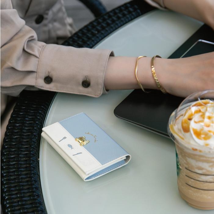 名刺入れ カードケース レディース ブランド 薄型 カードホルダー かわいい 名刺 スリム カード入れ ICカード 猫 ギフト さかなとねこ CardCase |  | 05