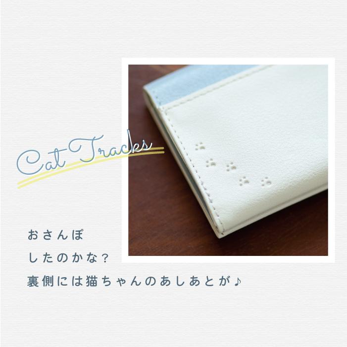 名刺入れ カードケース レディース ブランド 薄型 カードホルダー かわいい 名刺 スリム カード入れ ICカード 猫 ギフト さかなとねこ CardCase |  | 11