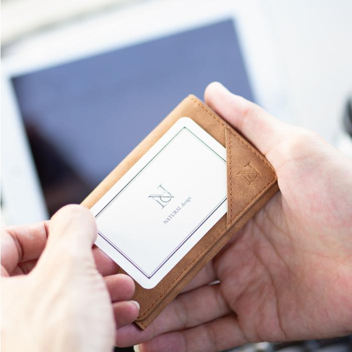 名刺入れ カードケース メンズ レディース 薄型 カードホルダー スリム カード入れ 薄型 本革風 レザー ICカード 無地 ギフト STYLENATURAL CardCase |  | 05