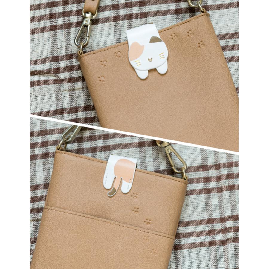 スマホポーチ スマホショルダー かわいい ショルダーバッグ レディース スマホ ポーチ ショルダー 多機種対応 iphone xperia android aquos 猫 Cocotte |  | 11