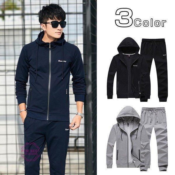 夏セール開催中 Max80 Off 上下 ジャージ セットアップ メンズ ランニングウェア スウエット メンズ ルームウエア 秋夏 秋物 長袖 スポーツウェア アウトドア ジョガー ジャージ スウェット上下セット サイズ ネイビー Social And Co Fr