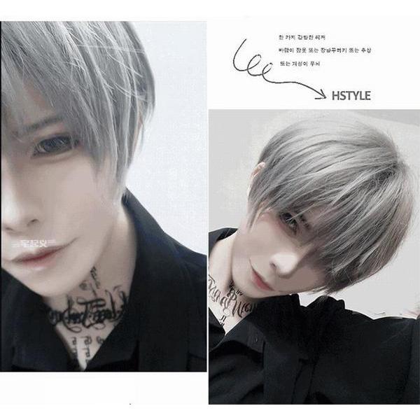 出産祝い メンズアクセサリー メンズウィッグ 男装かつら カツラ ショートヘア ボブ フル メンズウィッグ かつら カツラ ショートヘア ボブ フルウィッグ 自然 耐熱 斜め前髪 ナチュラルショート かっこいい 白 Www Threeriversofs Com