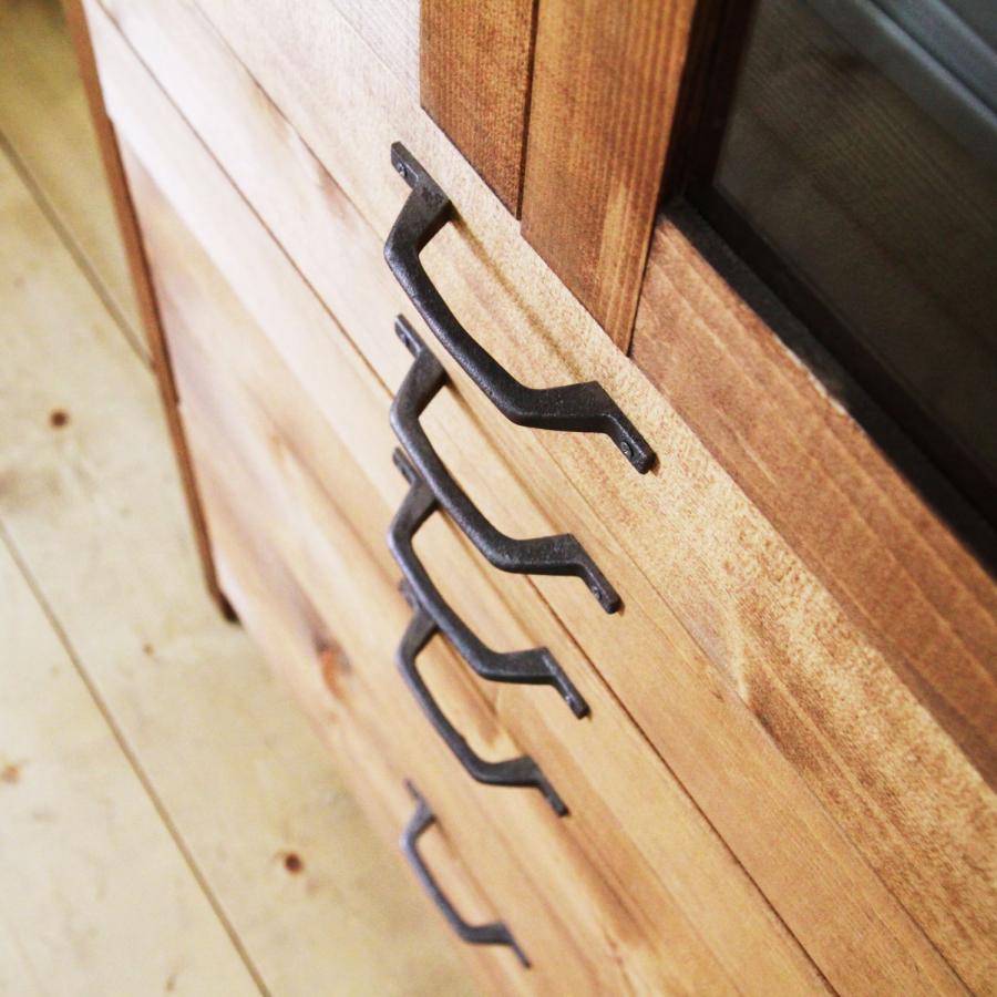 NEALD カップボード 食器棚 キッチン収納 無垢 北欧 シンプル モダン