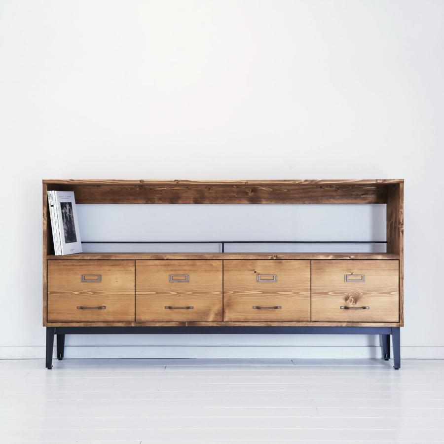 NEALD ファイルキャビネット 書類棚 本棚 棚 無垢 北欧 シンプル