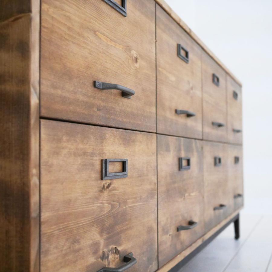 NEALD ファイルキャビネット 書類棚 無垢 北欧 シンプル モダン