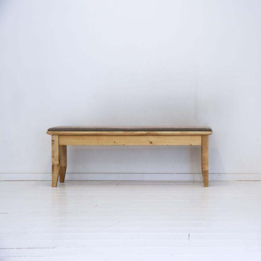 北欧風 天然無垢材 ハンドメイド ダイニングベンチ 【公式通販】