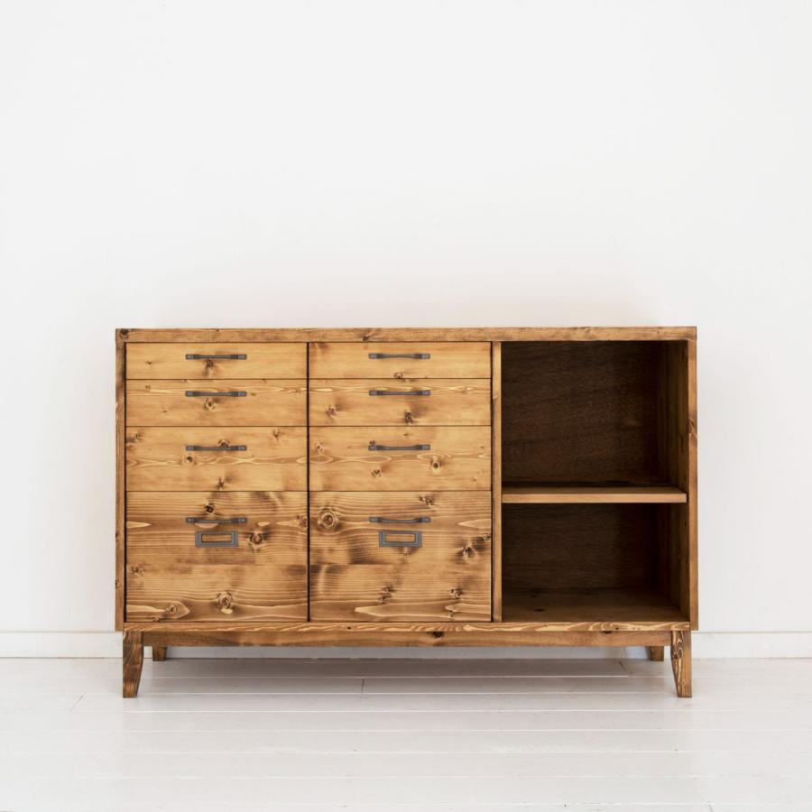 NEALD（家具） ファイルキャビネット 書類棚 カップボード 無垢 北欧