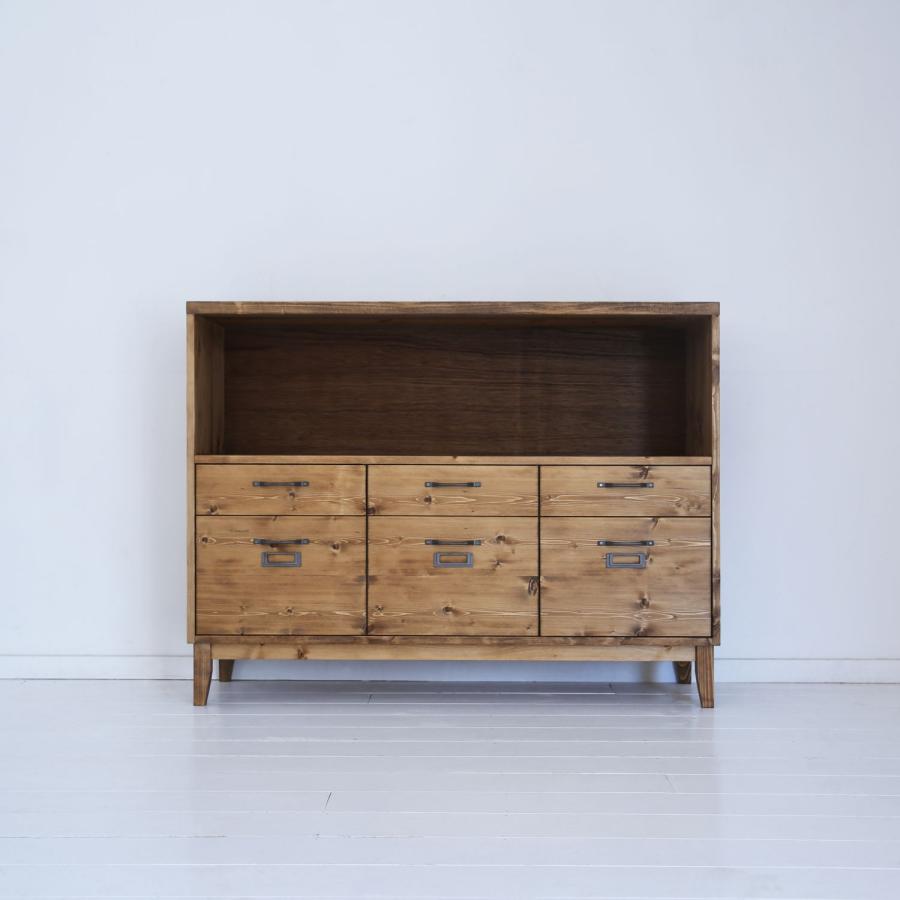 NEALD（家具） ファイルキャビネット 書類棚 カップボード 無垢