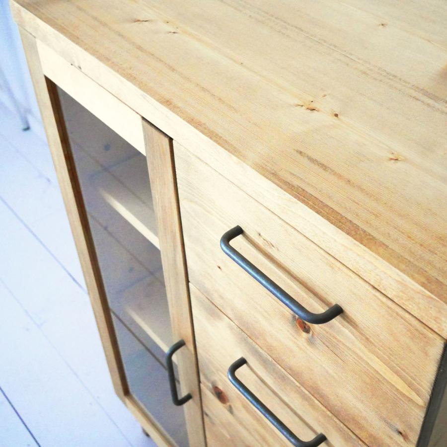 NEALD カップボード 食器棚 キッチン収納 無垢 北欧 シンプル モダン