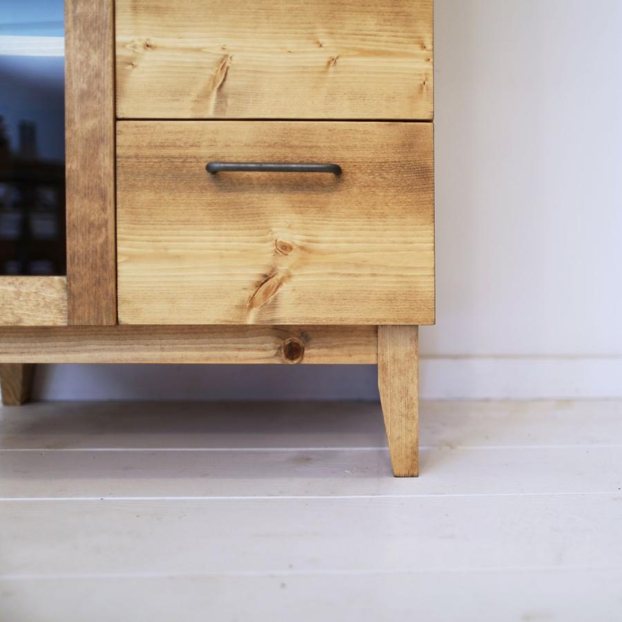 NEALD カップボード 食器棚 キッチン収納 無垢 北欧 シンプル モダン