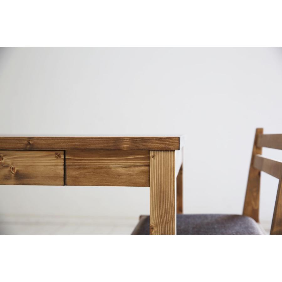 木製シンプルテーブル 引き出し付き 中型 木製シンプルテーブル 中型 木製ダイニングテーブル 木製テーブル ZX