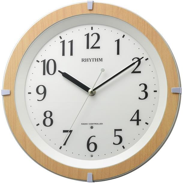 リズム時計 電波掛け時計 リバライトf461sr 文字盤面発光タイプ 掛け時計 壁掛け時計 8my561sr03 スピタルフィールズ 通販 Yahoo ショッピング