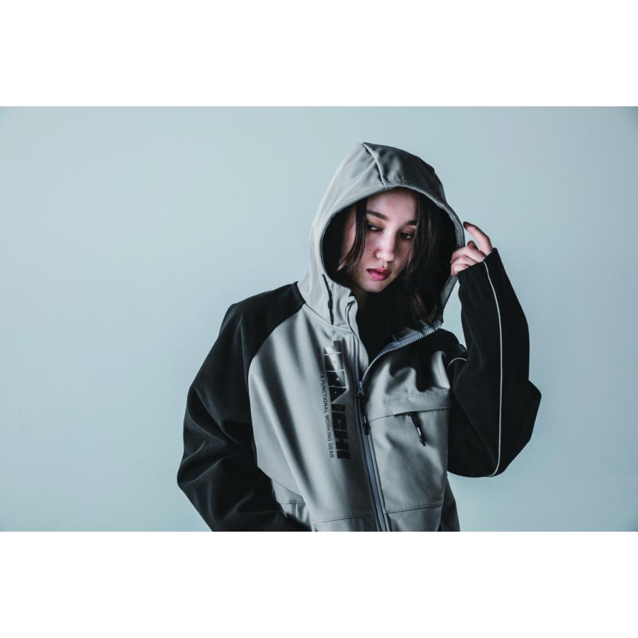 寅壱 7941-652 ボンディングフルジップパーカー 裏起毛 フリース