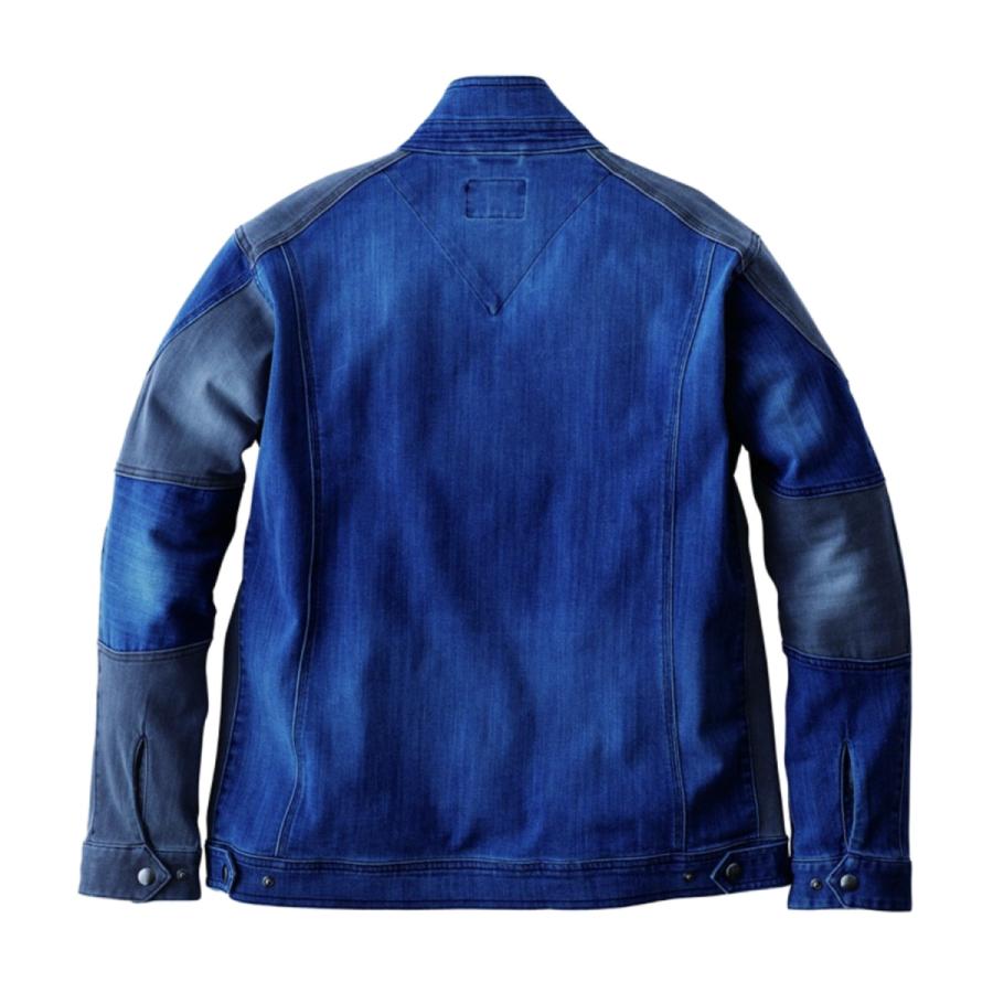 寅壱 8992-124 デニムワークジャケット CORDURA 混ハイブリットデニム