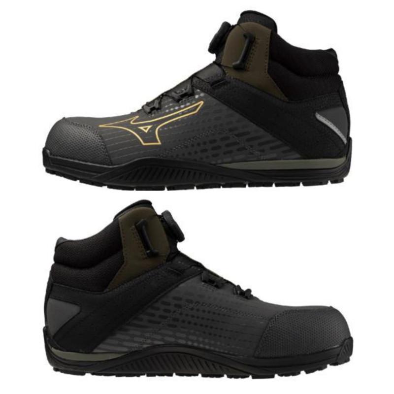 オールマイティ ミズノ 安全靴 TDII 81H BOA F1GA2510 ダイヤル