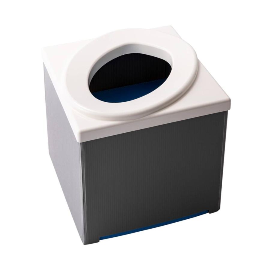 非常用トイレ サニタクリーン・ポータブル 組立式 簡易トイレ トイレセット 便袋10枚入 防臭 断水 非常時 |  | 02