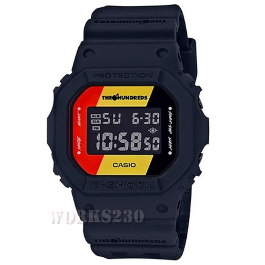 G-SHOCK デジタル腕時計 イエロー/レッド