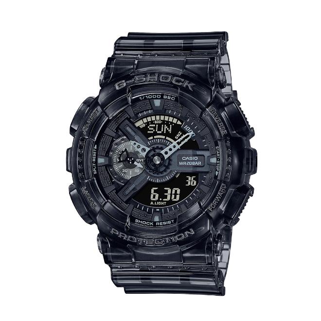 2年保証 GA-110SKE-8A CASIO G-SHOCK カシオ Gショック スケルトン アナデジ プレゼント 祝い クリスマス 入学 就職 卒業｜neatsound