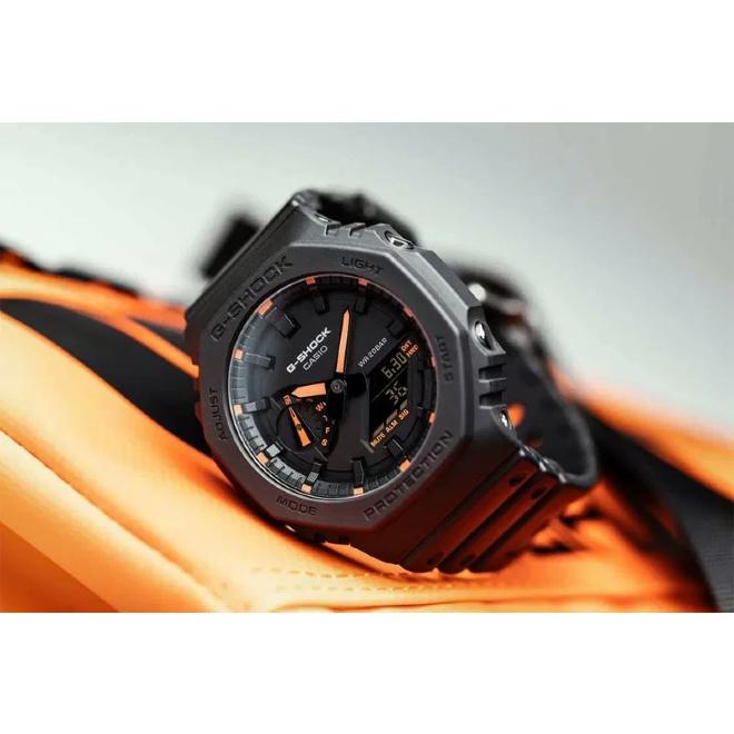 G-SHOCK GA-2100 オレンジ GA-2100FL-8AJF | CASIO