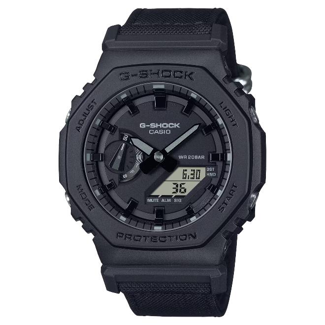 【美品・値下げ不可】 G-SHOCK GA-2100 ブラック G-SHOCK 2年保証 GA-2100BCE-1A CASIO カシオ Gショック CORDURA