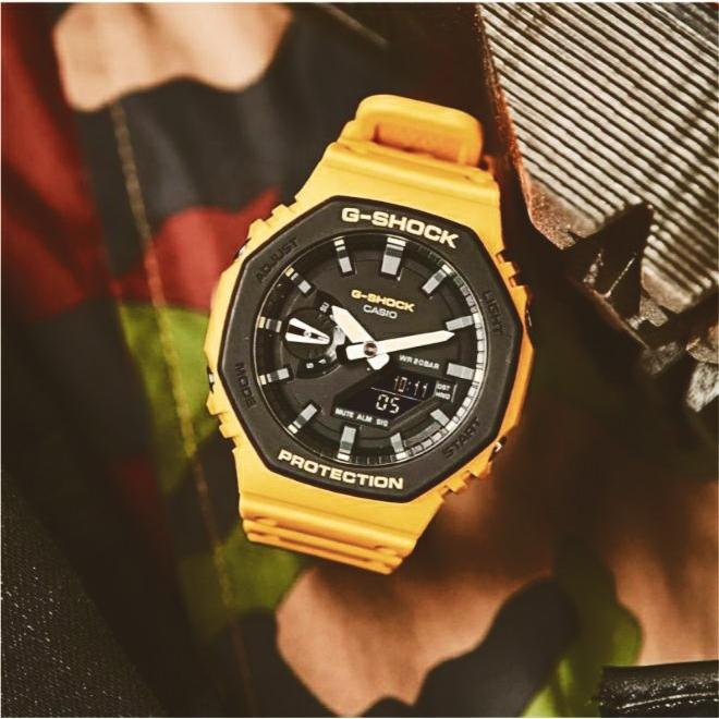 美品★G-SHOCK GA-2110SU-9A イエロー G-SHOCK GA-2110SU-9A CASIO UTILITY COLOR カシオ Gショック