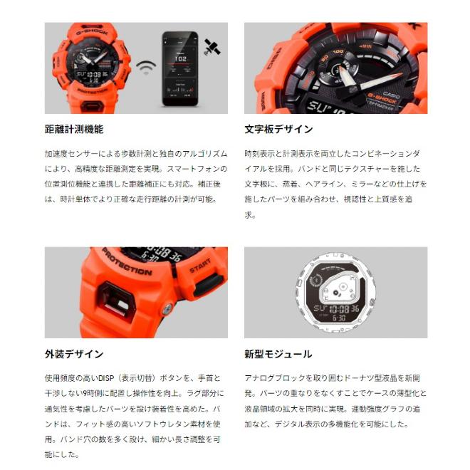 CASIO G-SHOCK Bluetooth 腕時計 GBA-900-1A6JF | CASIO