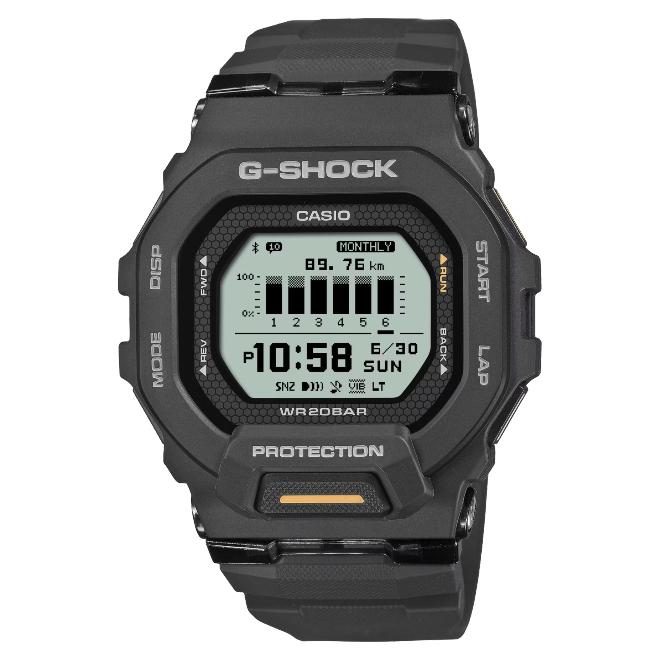 G-SHOCK-GBD-200-1A1トレーニング距離計測機能スマートフォン連携 G-SQUAD 2年保証 GBD-200-1A1 CASIO G-SHOCK スマートフォンリンク