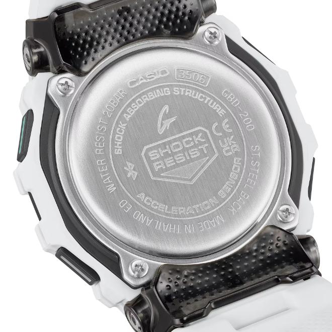 2年保証 GBD-200-7 CASIO G-SHOCK G-SQUAD スマートフォンリンク カシオ Gショック スマホリンク デジタル モバイルリンク ワークアウト トレーニング MIP液晶の画像