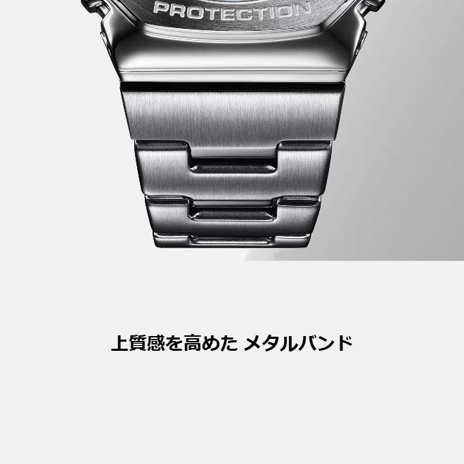 2年保証 GM-2110D-7A CASIO G-SHOCK カシオ Gショック ジーショック メタル アナデジ ステンレススチール ネオブライト LED シルバー ギフト カシオークの画像