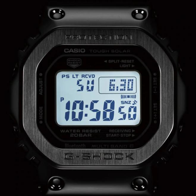 2年保証 GMW-B5000D-1 CASIO G-SHOCK カシオ Gショック フルメタル スマーフォンリンク ソーラー充電 Bluetooth 電波時計 シルバー ビジネス タフソーラー｜neatsound｜05