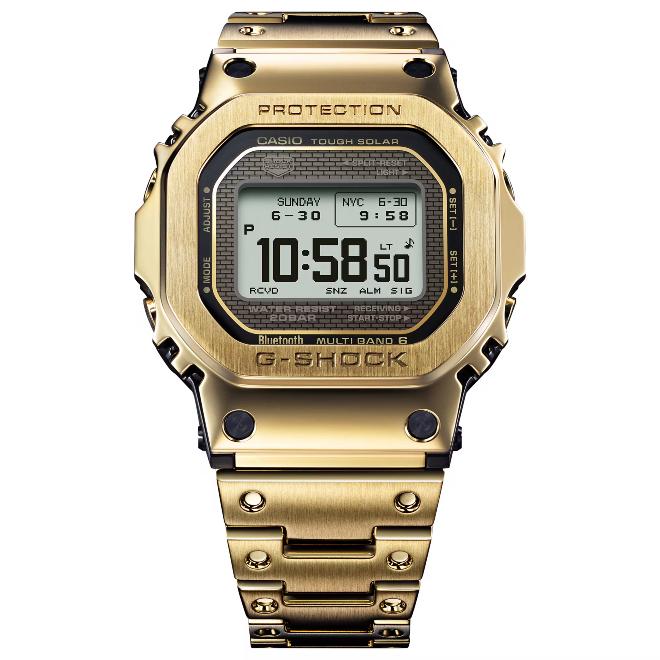 2年保証 GMW-BZ5000GD-9 CASIO G-SHOCK FULL METAL GOLD ゴールド カシオ Gショック スマホリンク デジタル Bluetooth 山形カシオ 電波 ソーラー充電の画像