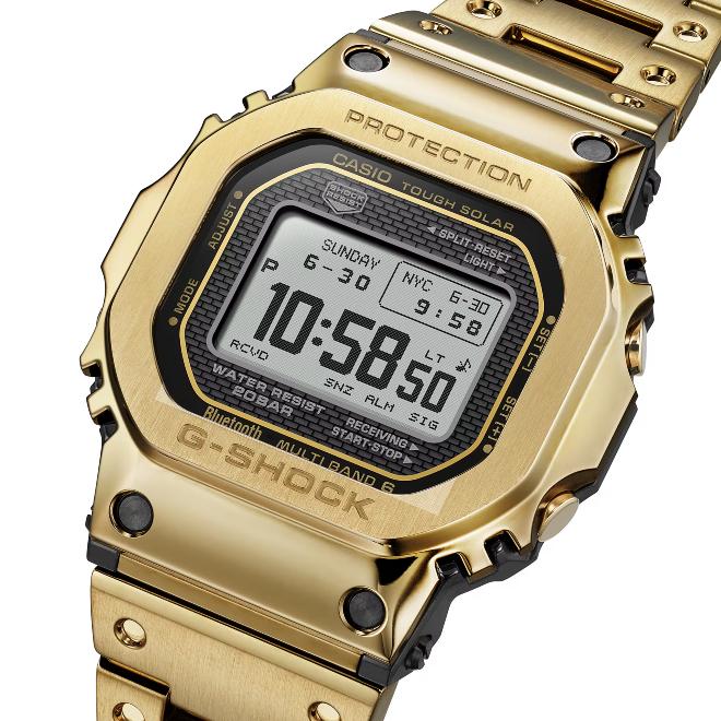 2年保証 GMW-BZ5000GD-9 CASIO G-SHOCK FULL METAL GOLD ゴールド カシオ Gショック スマホリンク デジタル Bluetooth 山形カシオ 電波 ソーラー充電の画像