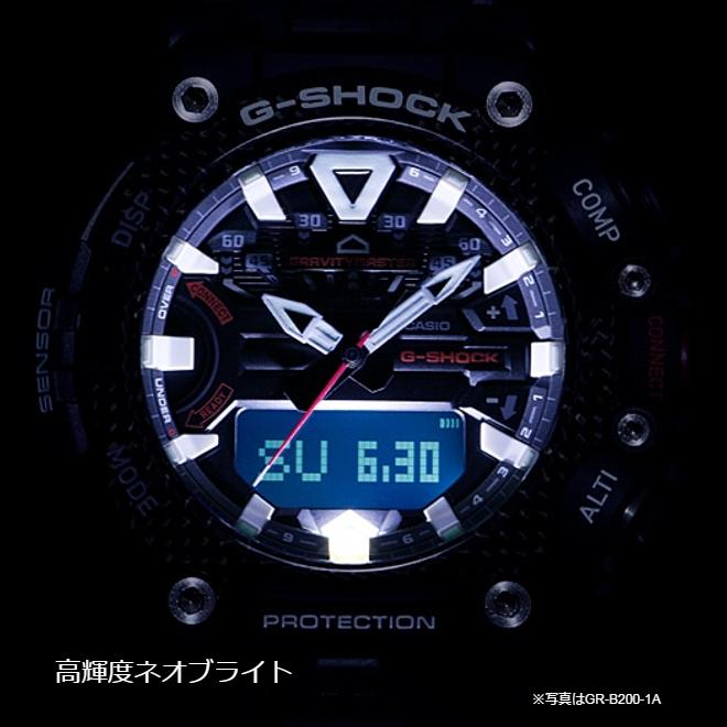 2年保証 GR-B200-1B CASIO G-SHOCK GRAVITYMASTER マスターオブG